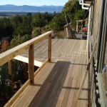 The new Deck First stages of the new deck