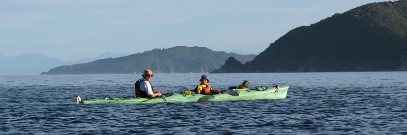 Andy and Ben heading into Mutton Cove