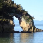 An arch at Kaiteriteri beach