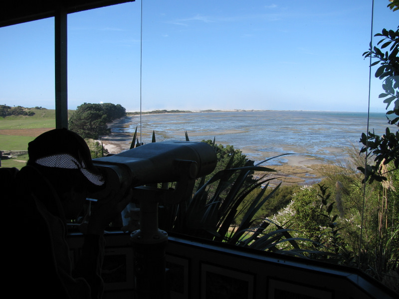 Looking through the telescope